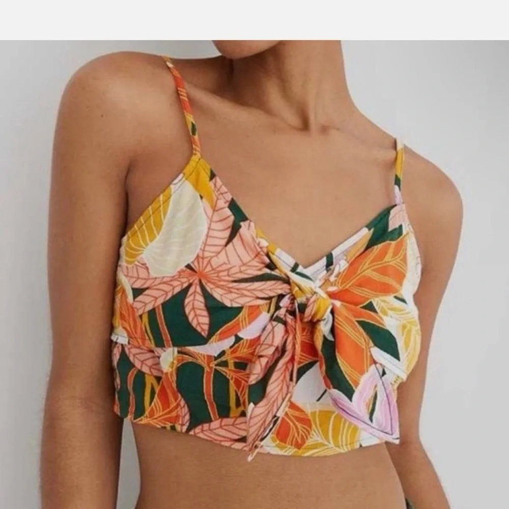 Aerie floral skirt and top set. NWT - Picture 7 of 7